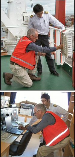 PMO inspection witb ship's officer